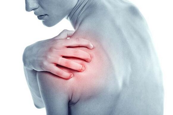 Болката в рамото е симптом на артроза на раменната става